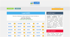 Desktop Screenshot of lescard.com