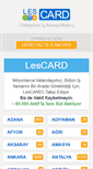 Mobile Screenshot of lescard.com